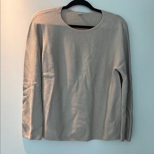 Beige Long Sleeve Sweater
